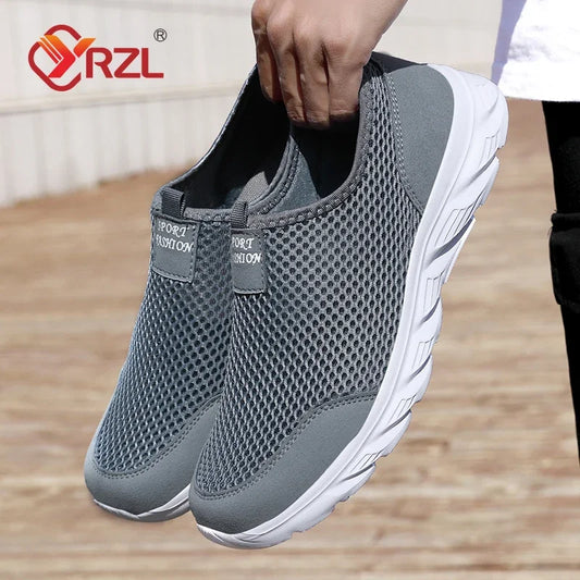 YRZL Breathable Slip-On Casual Shoes for Adults