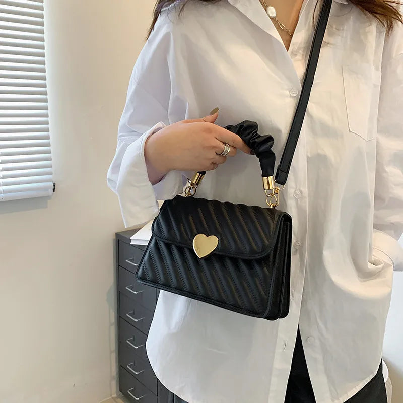 Texture Pleated Handbag