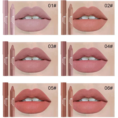 Waterproof Matte Lipstick – Long-Lasting & Waterproof, 12 Colors Available