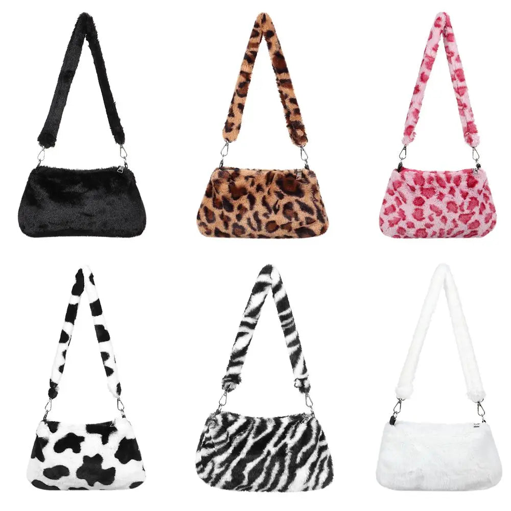 NEW! Plush Animal Inspired Shoulder Bag