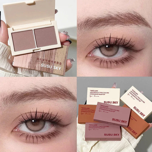 Two Color Eyeshadow Palette Korean Professionals